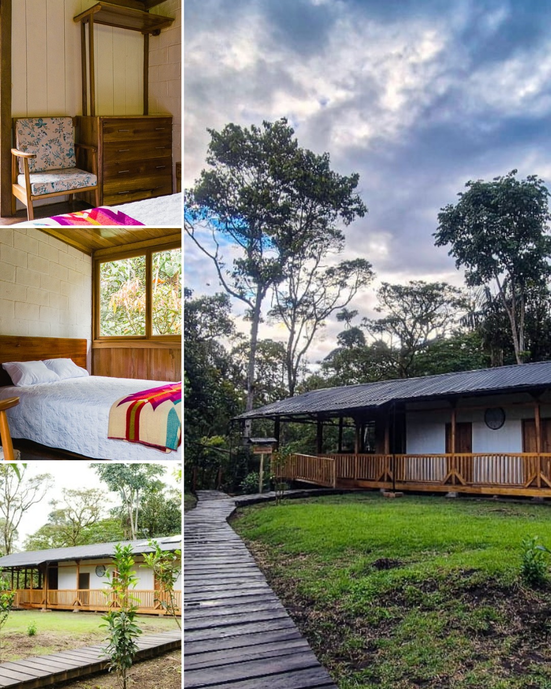 NUESTRAS CABAÑAS EN LA AMAZONIA